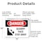 Signmission Quarry Face Stay Away, 14 in W x Rectangle, Aluminum OS-2PACK-DS-A-1014-L-1890 - alternate 4